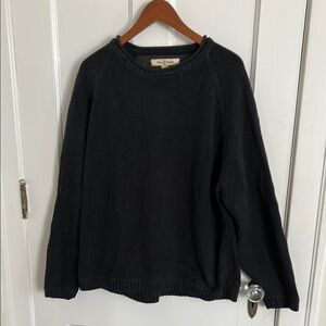 Tommy Bahama Black Cotton Sweater